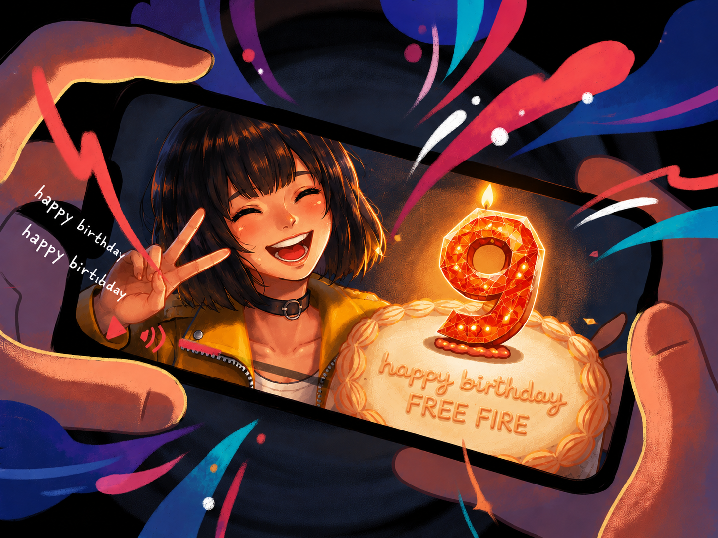 Sinh nhật Free Fire 9 tuổi
